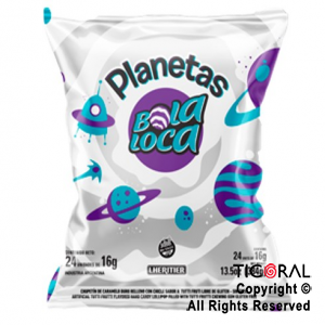 GOLO CHUPETIN BOLALOCA PLANETAS X 24 UNIDADES (16GR C/U) x 1